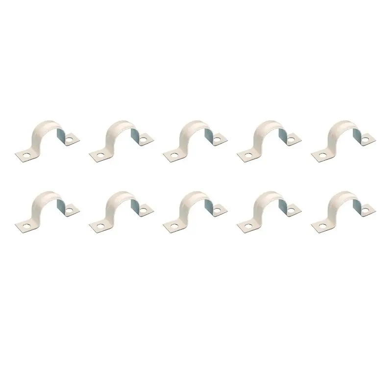 10 STUKS ZADEL IJZER WIT 3/4" 19MM