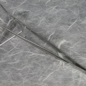 A.A.S. SPLINTER PINCET 16CM STAINLESS/SATINE GEBOGEN
