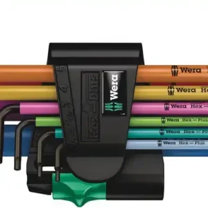 950/9 HEX-PLUS MULTICOLOUR 1 SB STIFTSLEUTELSET, METRISCH, BLACKLASER,