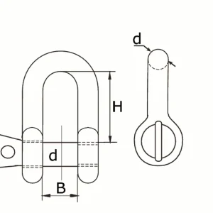 DS H 06ZL / D-SLUITING 06MM VZ.