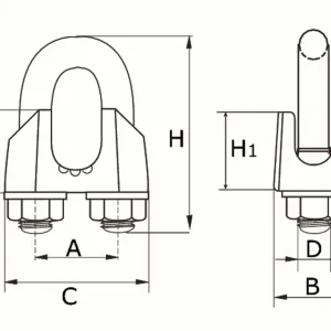 SDK D074106ZL / STAALDR.KLEM TYPE741 06MM VZ.