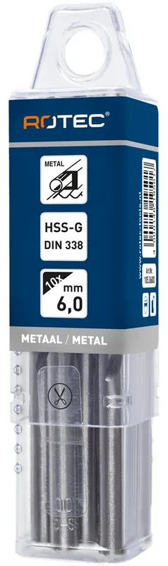 HSS-G SPIRAALBOOR, DIN 338, TYPE N, BLANK, ø9,4