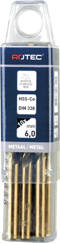 HSS-E SPIRAALBOOR, DIN 338, TYPE N, ø3,3
