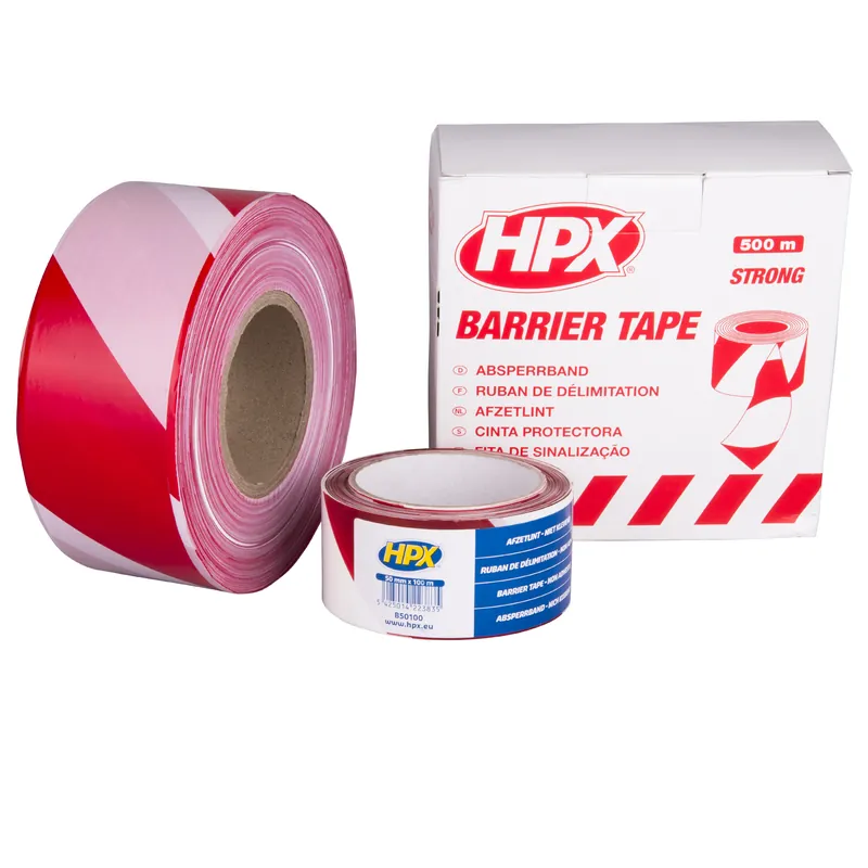 HPX AFZETLINT - WIT/ROOD 50MM X 100M