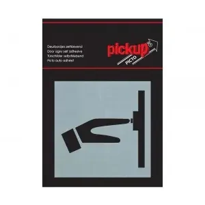 BORD ALULOOK BELLEN PICTO 80X80 MM ZELFKLEVEND