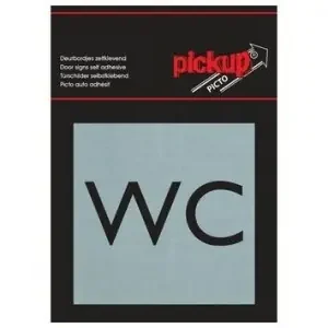 BORD ALULOOK WC 80X80 MM ZELFKLEVEND