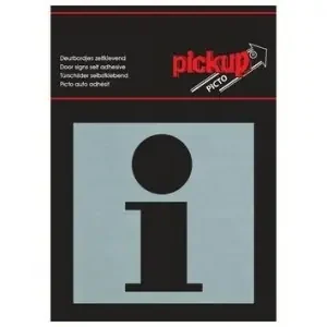 BORD ALULOOK INFORMATIE 80X80 MM ZELFKLEVEND