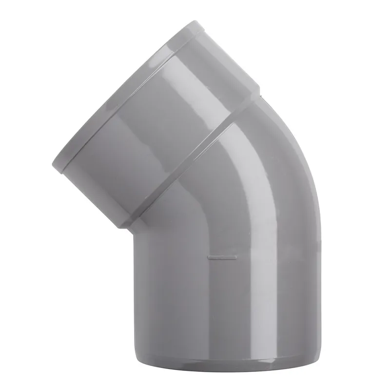 BOCHT PVC 1X LIJMMOF/VERJONGING Ø 110MM 45º