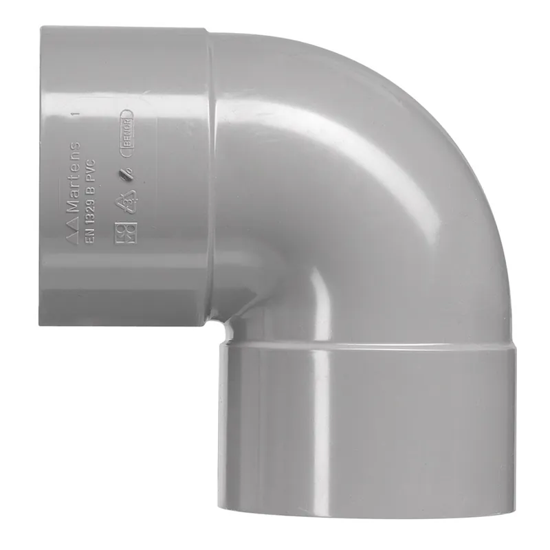 BOCHT PVC 2X LIJMMOF Ø 125MM 90º