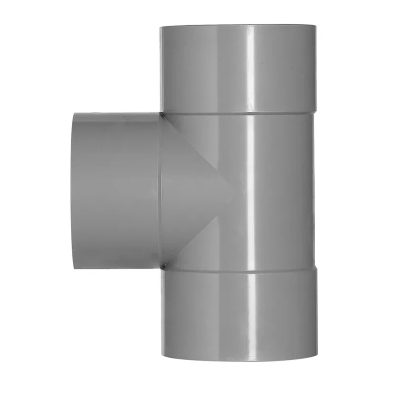 T-STUK PVC 3X LIJMMOF Ø 50MM 90º