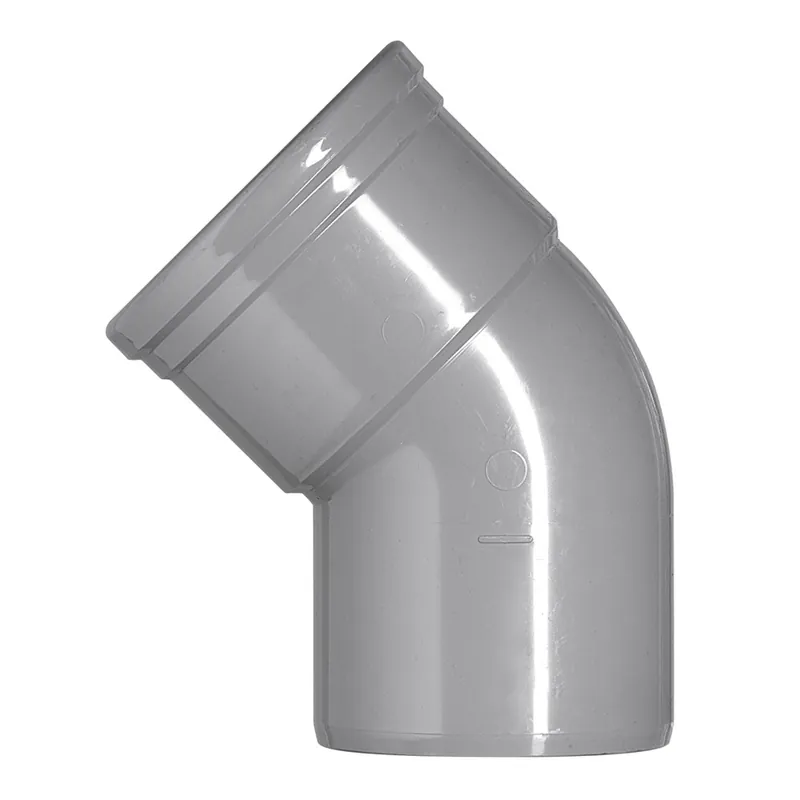 BOCHT PVC 1X MANCHETMOF  Ø 125MM 45°