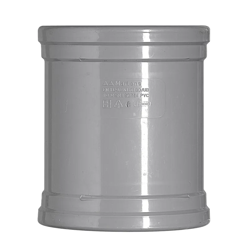 DUBBELE STEEKMOF PVC 2X MANCHETMOF Ø 125MM