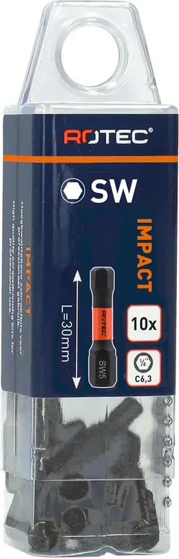 IMPACT SCHROEFBIT SW 4, L=30, C6.3, BASIC