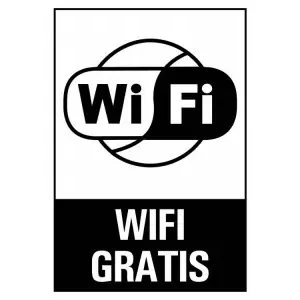 BORD WIFI GRATIS 230X330 MM