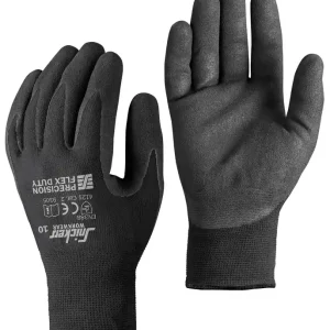 PRECISION FLEX DUTY GLOVES, ZWART - ZWART (0404), 011