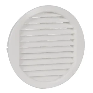 VENTILATIEROOSTER KUNSTSTOF Ø70MM WIT