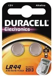 BL(2) KNOOPCEL LR44 ALKALINE DURACELL