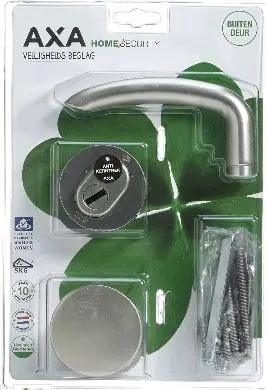 VH BESLAG KNOP RONDE ROZETTEN KERNTR SATIN INOX BL