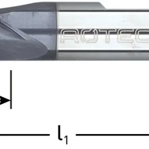 VHM UNIVERSEELFREES, SILVER-LINE, KORT, TIALN-GECOAT, ø12