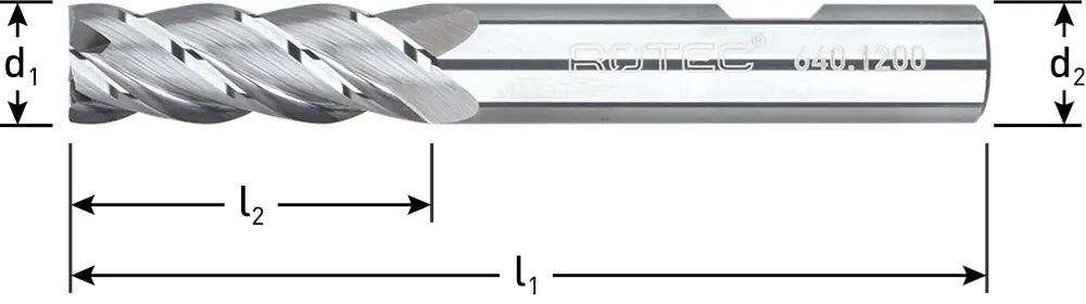 VHM VINGERFREES, SILVER-LINE, VOOR ALU & NF-METALEN, ø20