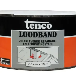 TENCO LOODBAND ZELFKLEVEND 7,5 CM X 10 MTR