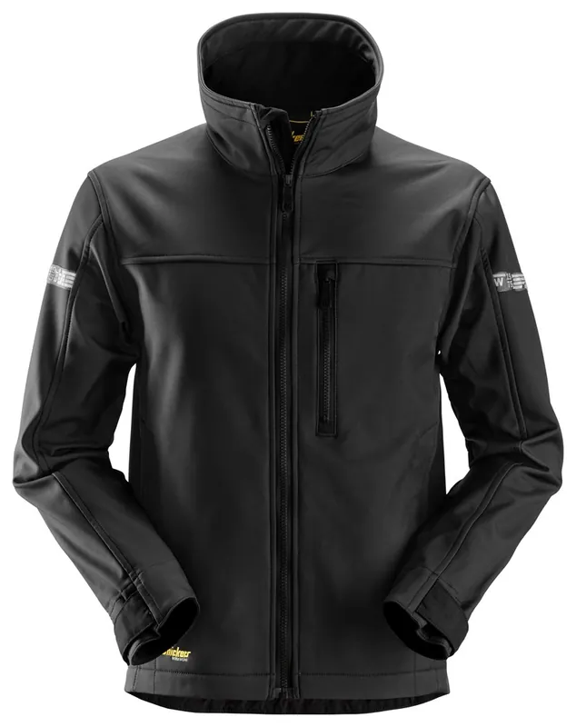 ALLROUNDWORK, SOFTSHELL JACK, ZWART - ZWART (0404), S