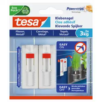 TESA® VERSTELBARE KLEVENDE SPIJKER TEGELS & METAAL 3KG