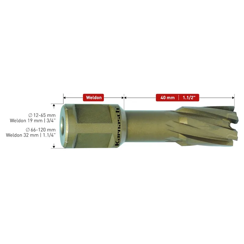 KARNASCH HM KERNBOOR HARD-LINE40 W/ 20.1315 69,0MM