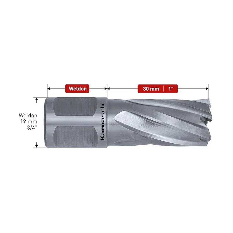 KARNASCH HSSXE KERNBOOR SILVER-LINE30 RAIL 33,0 MM