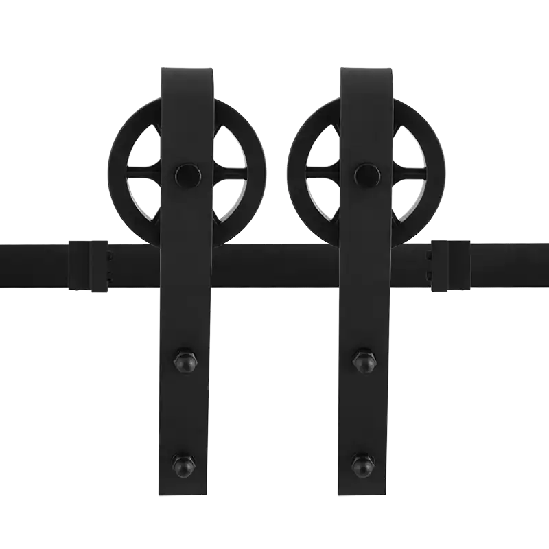 GPF0502.61 SCHUIFDEURSYSTEEM TEHO ZWART 400CM (2 X 200 CM SCHUIFDEURRAIL)
