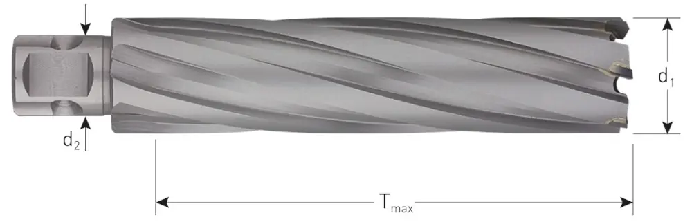 HM KERNBOOR HARD-LINE, UNIVERSEEL 19, ø41X110