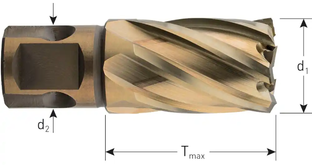 HSS-XE KERNBOOR GOLD-LINE, UNIVERSEEL 19, ø32X30