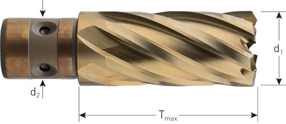 HSS-XE KERNBOOR GOLD-LINE, QUICKIN 18, ø14X40