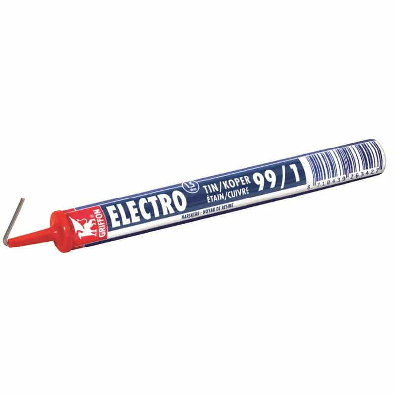 GRIFFON ELECTRO DRAADSOLDEER TIN/KOPER 99/1 HARSKERN ø 1.5 MM DOSEERPE