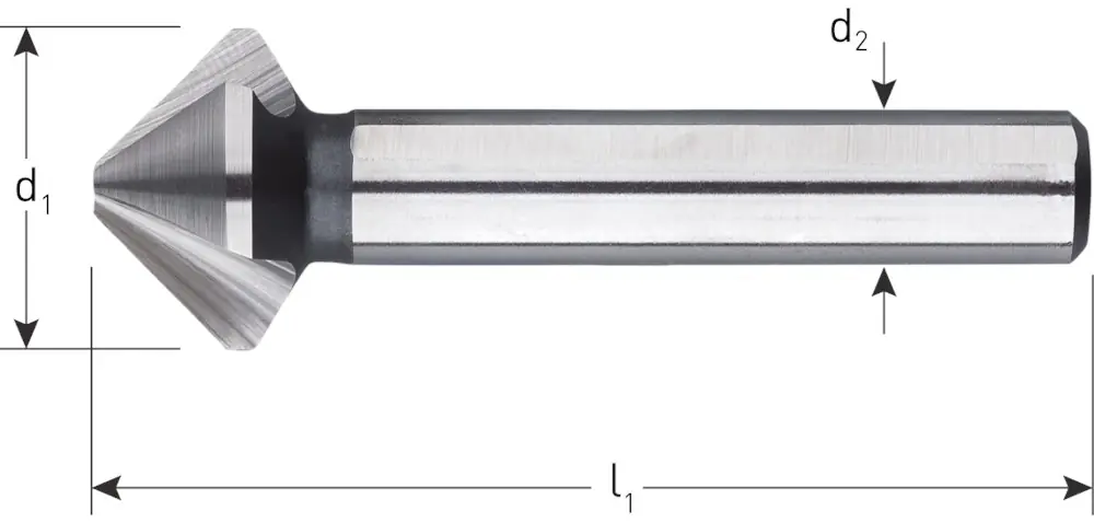 HSS-G VERZINKFREES XTREME 90°, DIN 335C, ø15,0