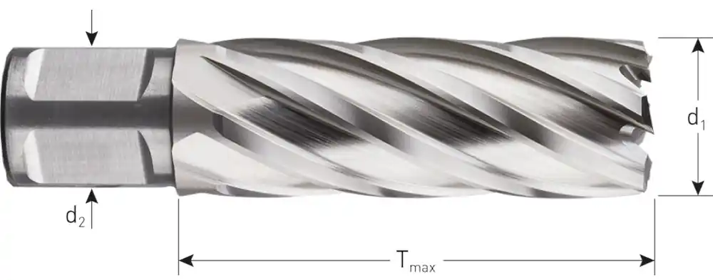 HSS KERNBOOR SILVER-LINE, WELDON 19, ø44X55