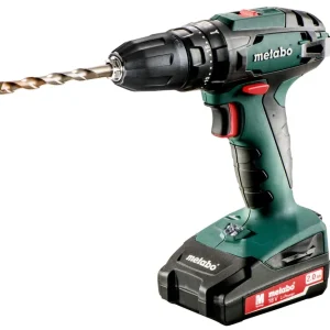 METABO SB 18 (2 X 2.0 AH LI-POWER, SC 60 PLUS, 10 MM BOORHOUDER)