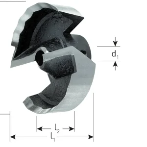 WS OPSTEEKVERZINKFREES 180° 'WAVE-CUTTER', ø50