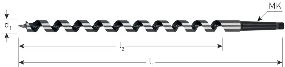 SLANGENBOOR GOLD-LINE, MK 2, ø20X250/320 AZOBE