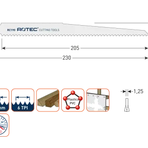 RECIPROZAAGBLAD RC190