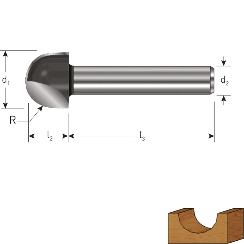 HM HOLPROFIELFREES, GOLD-LINE, ø20, D2=8