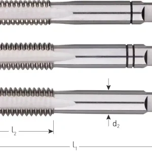 HSS-E HANDTAPPENSET, 3-DLG., DIN 352, METRISCH, M5X0,8