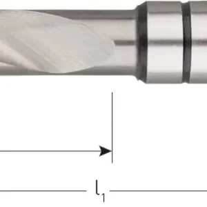 VHM DREVELBOOR, RECHTS, DOORLOPEND, ø8X25X57,5