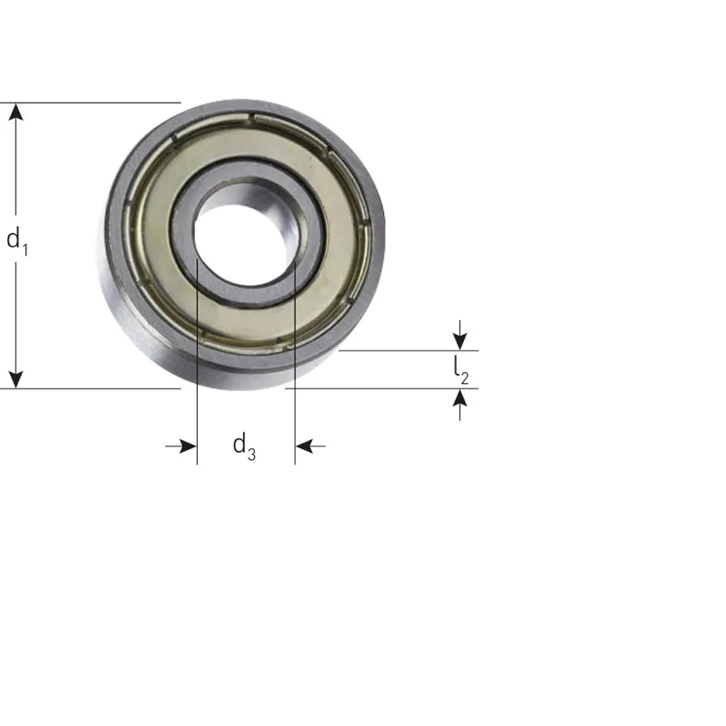 GELEIDELAGER GOLD-LINE ø25,4 X ø8 X 12,7