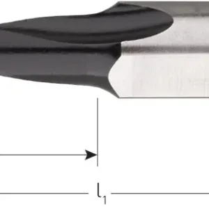 HM DREVELBOOR, RECHTS, DOORLOPEND, ø8X27X57,5