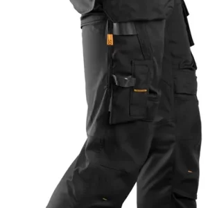 ALLROUNDWORK, STRETCH WERKBROEK MET HOLSTERZAKKEN, ZWART - ZWART (0404), 052