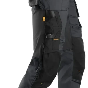 ALLROUNDWORK, STRETCH WERKBROEK MET HOLSTERZAKKEN, STAAL GRIJS - ZWART (5804), 052