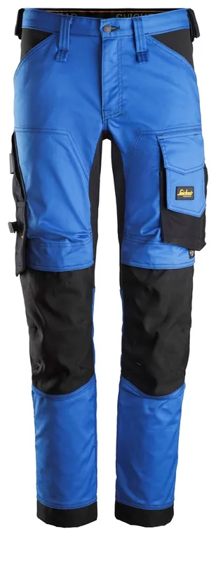 ALLROUNDWORK, STRETCH WERKBROEK, KOBALT BLAUW - ZWART (5604), 056