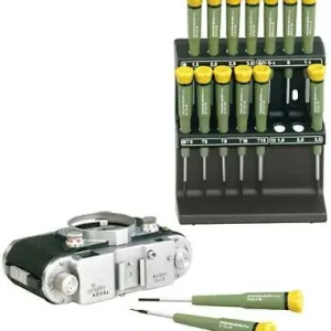 MICRO-DRIVER SCHROEVENDRAAIERSET, 15-DLG., MET HOUDER