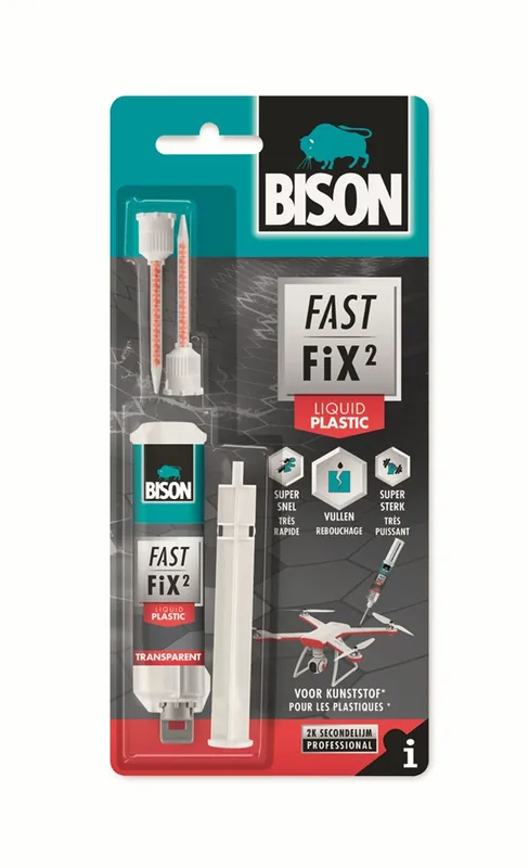 BISON FAST FIX² LIQUID PLASTIC KAART 10 G NL/FR